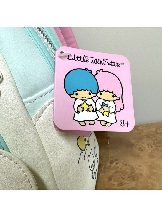 Loungefly x Sanrio Little Twin Stars Rainbow Cloud Mini Backpack NWT Kiki Lala main image 5